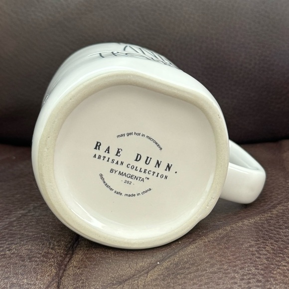 Rae Dunn TOIL AND TROUBLE with Cauldron Watercolor Halloween Mug - Picture 6 of 6